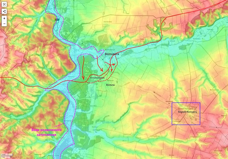 Начинаются бои за н. п. Вильча