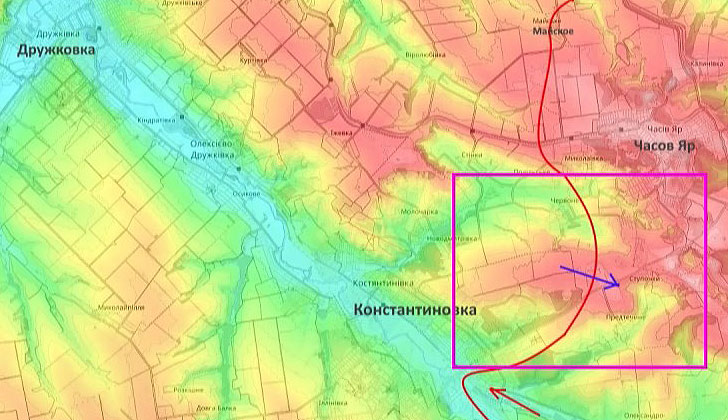 Противник накануне нанес удар своими механизированными подразделениями в районе Ступочек и Предтечино