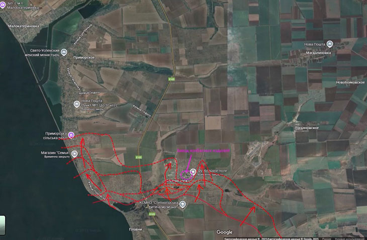 Степногорск занят почти весь, за исключением завода колбасных изделий