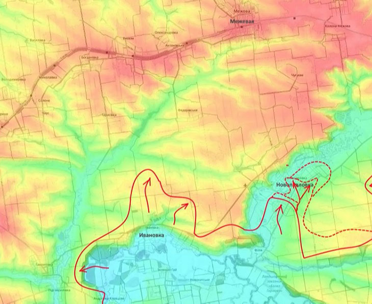 Большая часть Новопавловки под нашим контролем