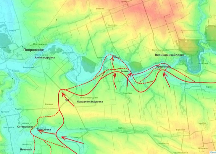 Есть сообщения о том, что мы уже взяли под свой контроль н. п. Тихое