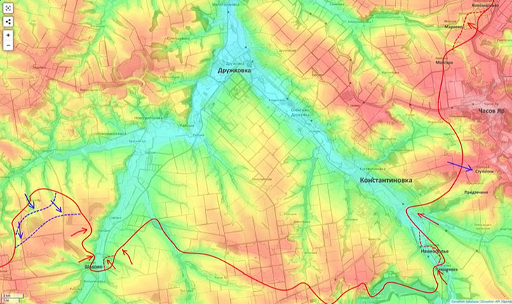 Попытки противника выбить нас из Предтечино и Ступочек