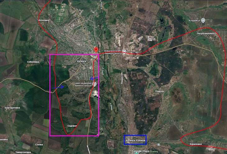В Купянске сейчас качели