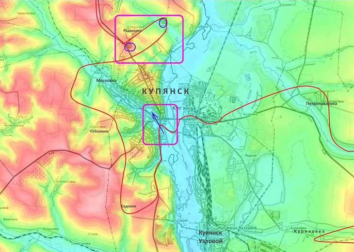 Противник пытается взять в окружение нашу группировку севернее Купянска