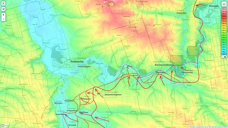 Ожесточенные бои идут в Остаповском, и наши вышли на окраины Андреевки