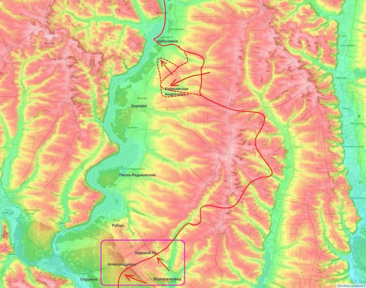 Наши войска зашли в Коровий Яр