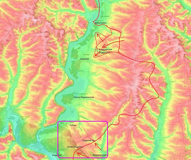 Очень ожесточенные бои идут на подступах к Коровьему Яру