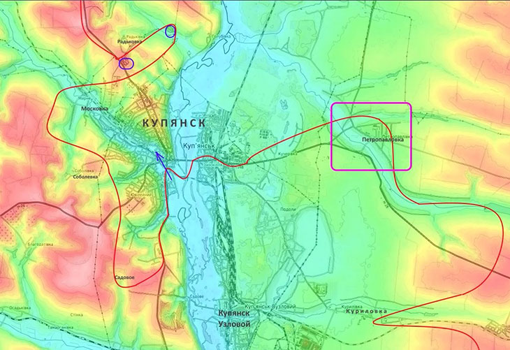 Наши части дожимают противника в Петропавловке