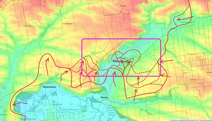 Ивановка полностью под нашим контролем, а в Новопавловке мы постепенно увеличиваем свой контроль