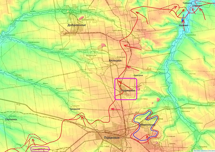 Наши подразделения добились неплохих успехов в Родинском по зачистке города от противника