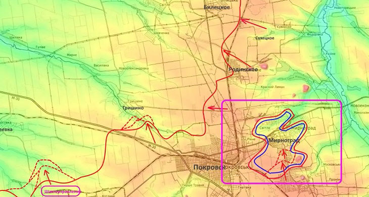 Кольцо в Мирнограде становится все плотнее и плотнее