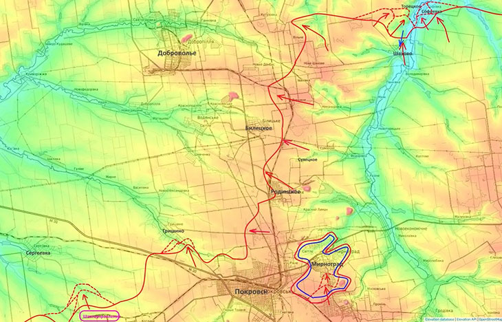 Покровский участок фронта