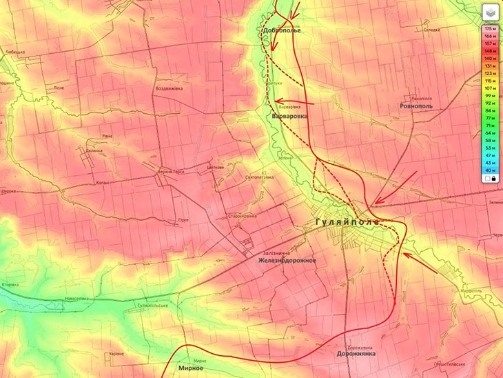 Уже очевидна потеря противником северной части Гуляйполя