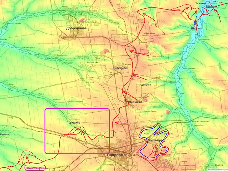 Продолжаем прогрыать оборону противника в Гришино