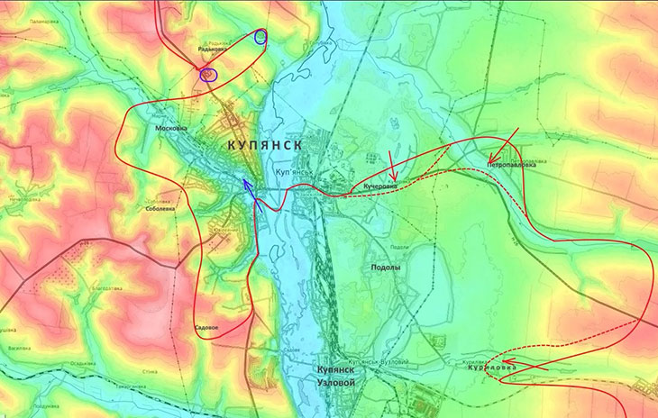 Куриловка почти вся освобождена