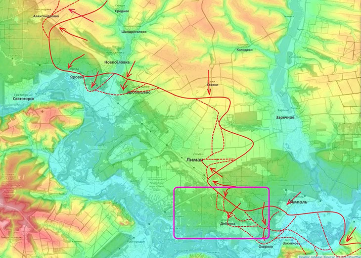 продолжаются ожесточенные бои в Диброве