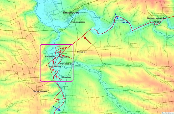 Продолжаются ожесточенные бои за Братское