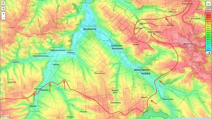 Петля вокруг Константиновки затягивается