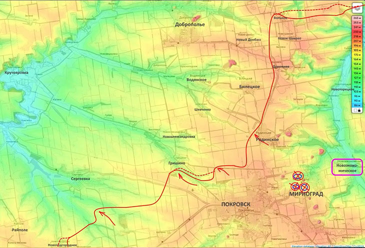 Якобы контроль в Новоэкономическом изображало одно недобитое чучело