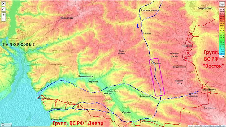 Линия обороны противника в районе Любицкого еще не достроена