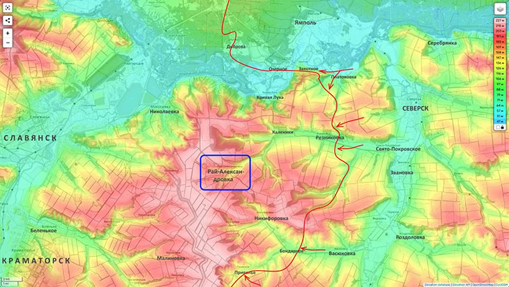 Мы довольно глубоко зашли в Резниковку