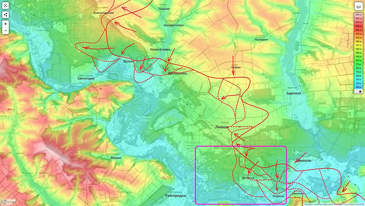После занятия Дибровы мы начинаем освобождать леса западнее