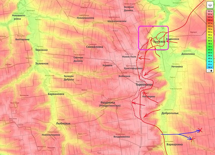Наши подразделения постепенно берут под контроль Братское