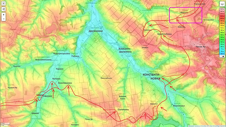 Есть данные, что мы заняли южную часть Маркова
