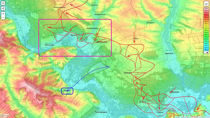 идут очень ожесточенные бои в районе Дробышева