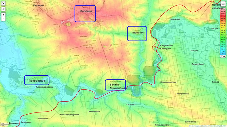 Подразделения группировки "Восток" сумели закрепиться на западном берегу реки Волчья напротив Андреевки-Клевцова