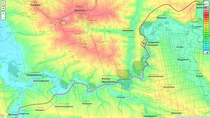 Продолжаются упорные бои восточнее Гавриловки