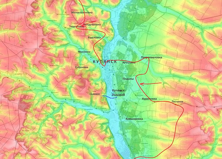 Купянский участок фронта