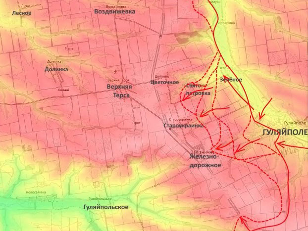 есть данные о том, что мы заняли Старопетровку