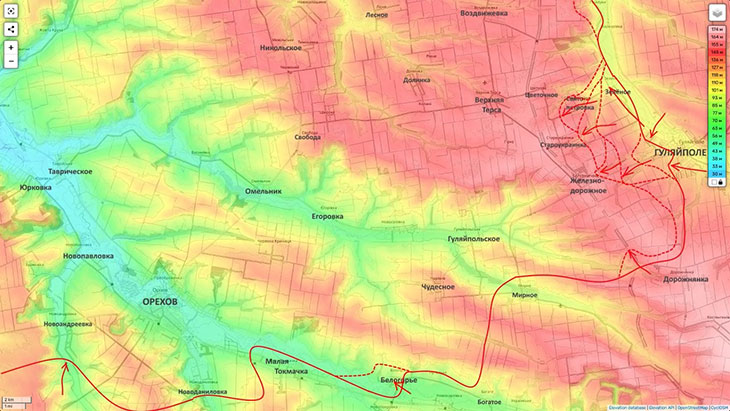 Наши подразделения сейчас выходят на линию Железнодорожное - Староукраинка - Цветочное и пытаются выйти на Верхнюю Терсу
