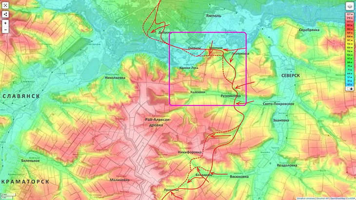 Мы наконец-то заняли высоты севернее Закотного