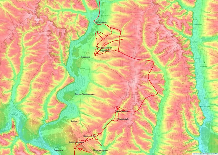 Боровский участок фронта