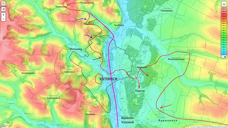 Противник пытается вернуть западную часть Купянска