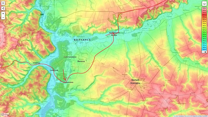 Мы зашли в Симоновку на Волчанском направлении