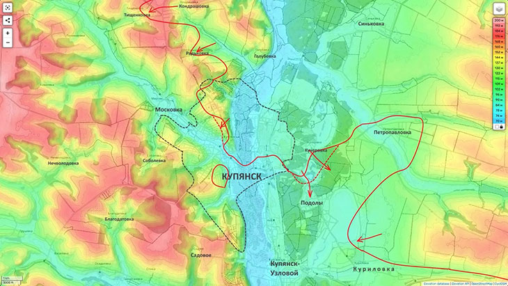 Есть успехи в центре и юго-восточнее Купянска, а также в северной части Подолов