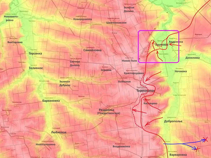 Практически закончено освобождение Братского