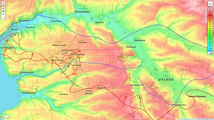 Запорожский участок фронта