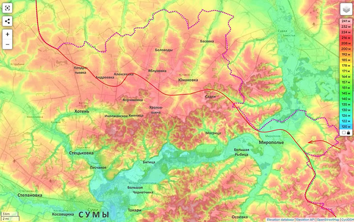 В районе Мирополья зачищен восточный карман