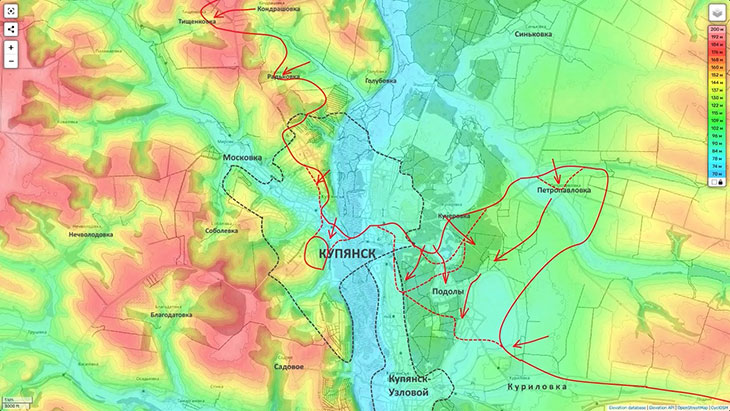Наши подразделения пытаются зайти в северную и северо-восточную часть Купянска-Узлового и дожать противника в Подолах