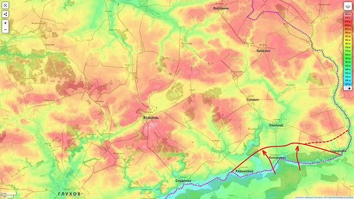 В Глуховском районе занят хуторок Сидоровка