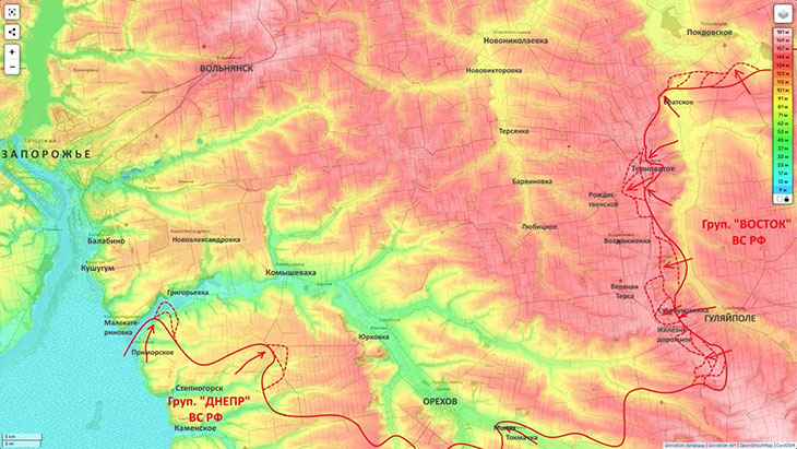 Угроза обрушения Запорожского фронта ВСУ