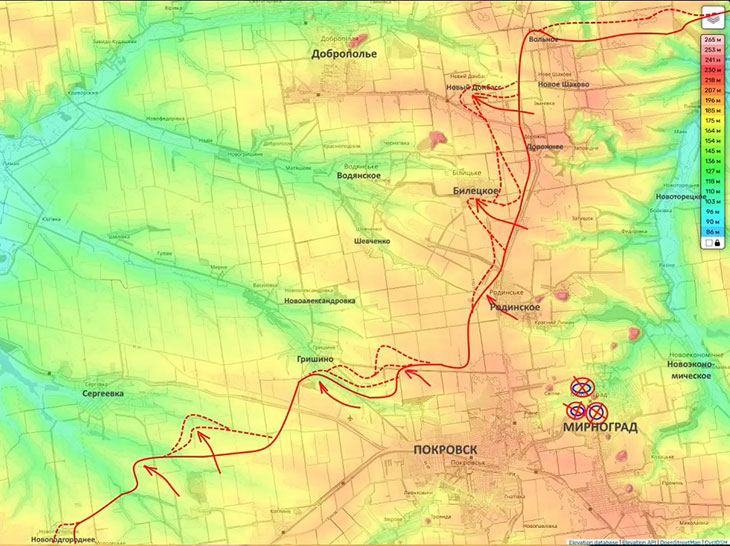 Покровско-Мирноградско-Добропольское направление