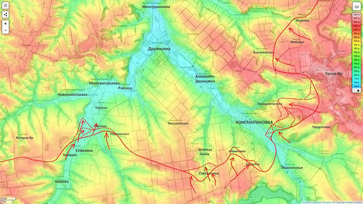 На линии Новониколаевка - Новогригорьевка - Райское наши подразделения продолжают теснить противника