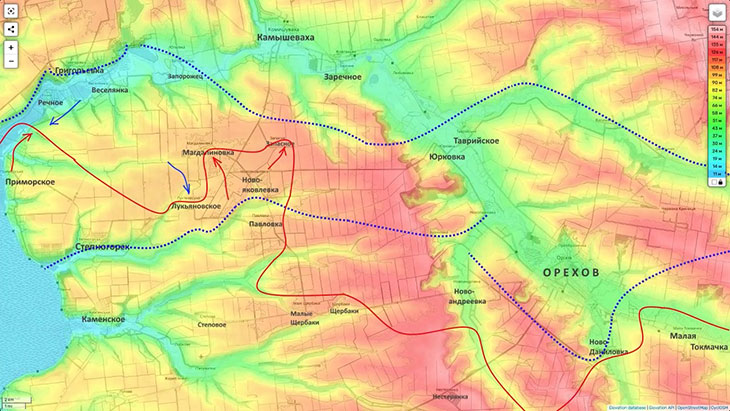 Министерство обороны официально заявило о том, что мы заняли под свой контроль Магдалиновку и Запасное
