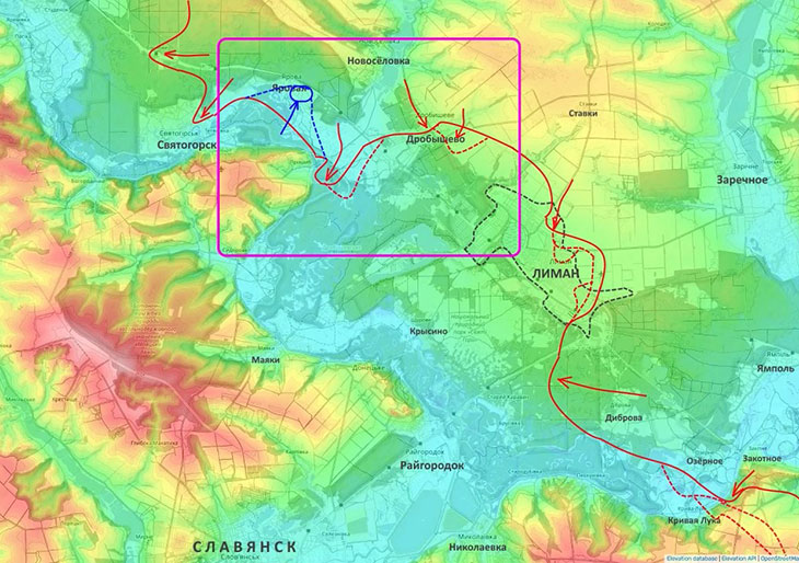 Идут бои за Дробышево