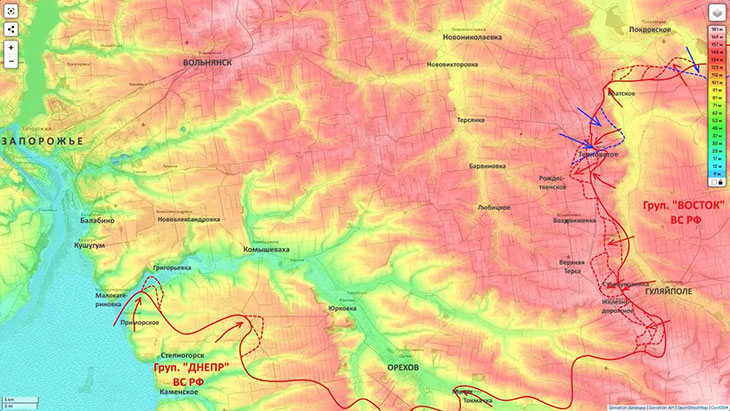 Наши штурмовики стараются дочистить Магдалиновку и Запасное